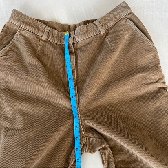 L.L. Bean Women’s 12 Corduroy Pants Tan Brown Y2K Cabincore - Picture 9 of 12